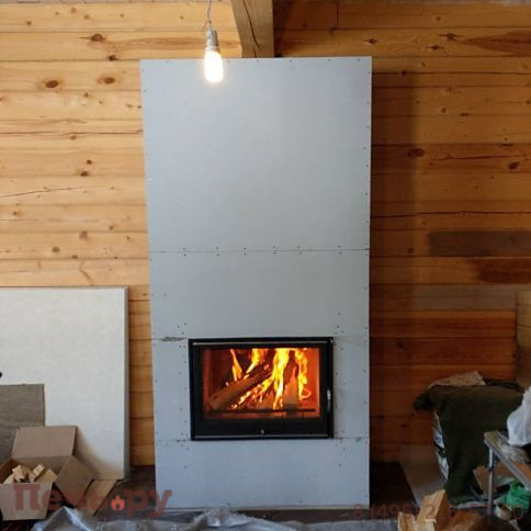 Каминная стальная топка Мета Эльба 800Ш фото 2