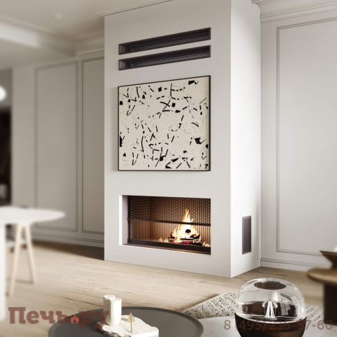 Каминная топка Астов с сеткой О1С 120/57 фото 3