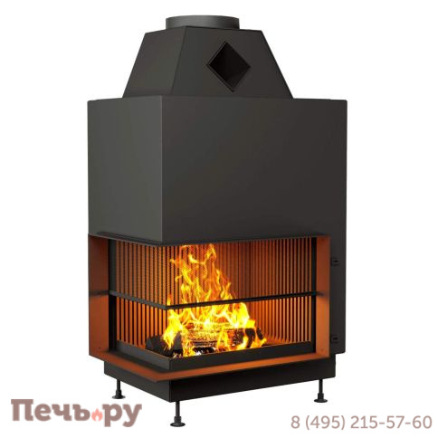 Каминная топка Астов с сеткой О2С 70/50 L/R фото 2