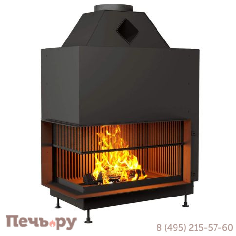 Каминная топка Астов с сеткой О2С 90/50 L/R фото 2