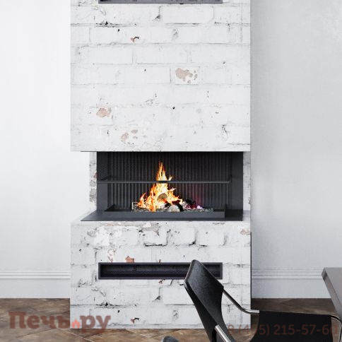 Каминная топка Астов с сеткой О3С 97/50 фото 2