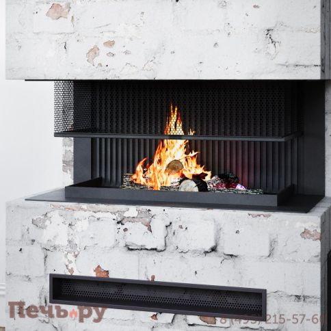 Каминная топка Астов с сеткой О3С 97/50 фото 4