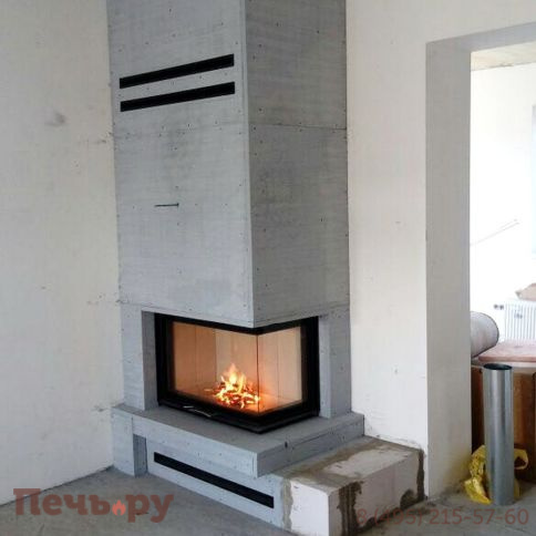 Каминная топка Austroflamm 89x49-57 S R фото 6