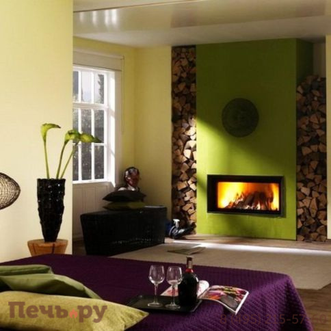 Каминная топка Brunner Architektur-Kamin 45/101 k с подъемом фото 7