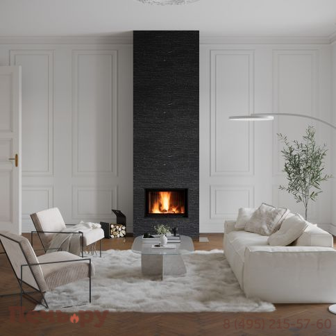 Каминная топка Brunner BKH 42/66 flat с подъемом фото 4