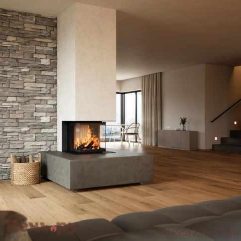 Каминная топка Brunner BKH Panorama 45/45/45/45 ST фото 2