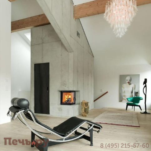 Каминная топка Brunner Eck-Kamin 42/42/42 без подъема (стекло - угловое) фото 3