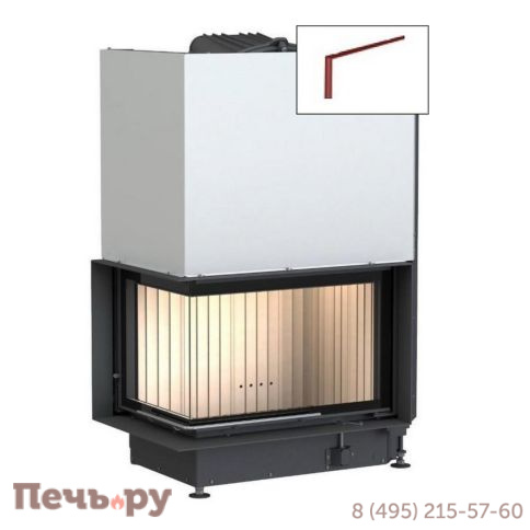 Каминная топка Brunner Eck-Kamin 45/67/44 с подъемом фото 6