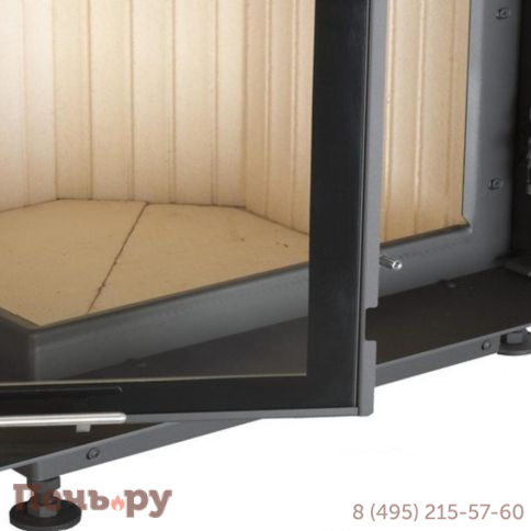 Каминная топка Brunner Eck-Kamin 57/52/52 с подъемом (стекло - угловое) фото 3