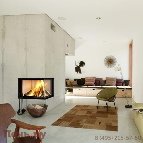 Каминная топка Brunner Eck-Kamin 57/82/48 с подъемом фото 5