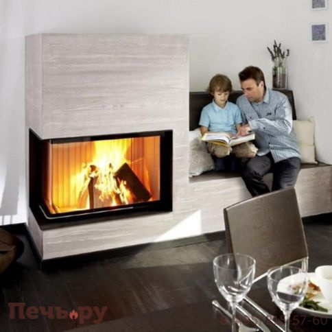 Каминная топка Brunner Eck-Kamin 57/82/48 с подъемом фото 7