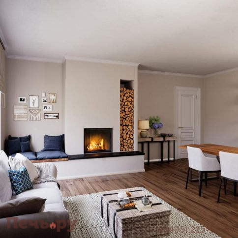 Каминная топка Brunner Stil-Kamin 62/76 с подъемом фото 5