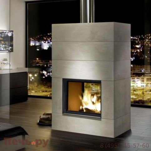 Каминная топка Brunner Stil-Kamin Tunnel 62/76 с подъемом/без подъема фото 4