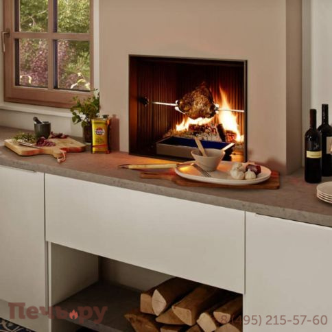 Каминная топка Brunner Urfeuer KuchenKamin кухонная открытая топка 50/66 фото 4