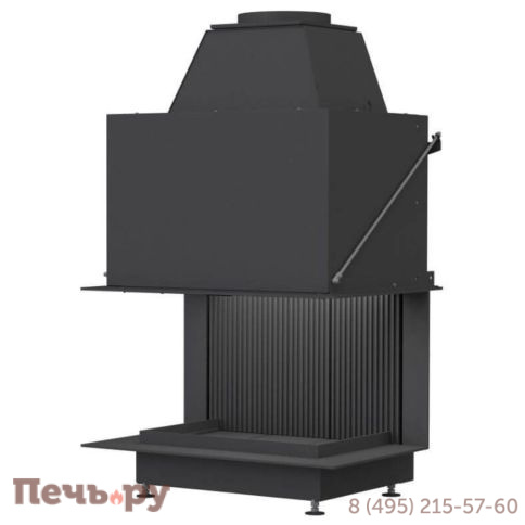Каминная топка Brunner Urfeuer открытая панорамная топка 50/44/66/44 фото 5