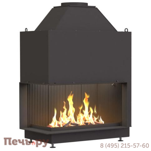 Каминная топка Brunner Urfeuer открытая угловая топка 50/88/44 L (угол слева) фото