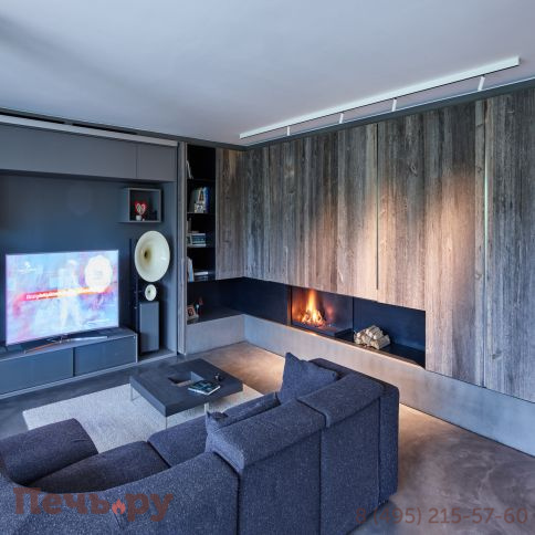 Каминная топка Brunner Urfeuer открытая угловая топка 50/88/44 R (угол справа) фото 4