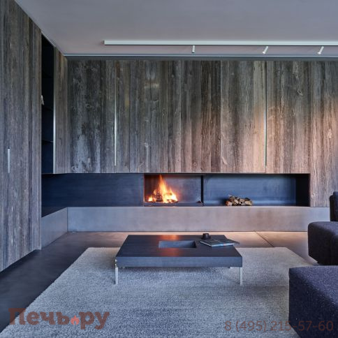 Каминная топка Brunner Urfeuer открытая угловая топка 50/88/44 R (угол справа) фото 6