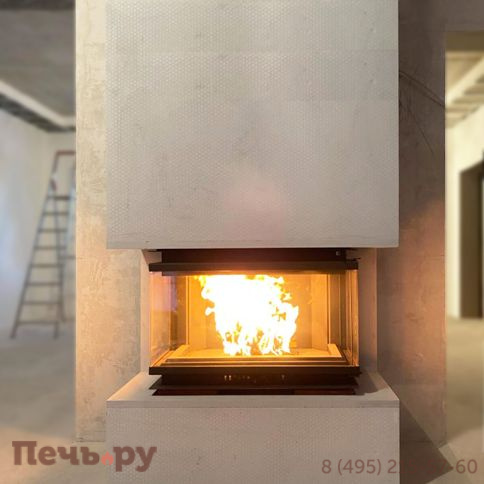 Каминная топка Echa Tech Font/700/LR 14 кВт, 738/X/451, трехстороннее стекло фото 3