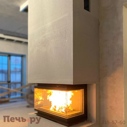 Каминная топка Echa Tech Font/700/LR 14 кВт, 738/X/451, трехстороннее стекло фото 5