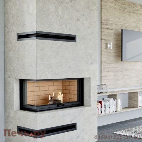 Каминная топка Echa Tech Font/700 угловая 14 кВт, 735/514/X фото 3