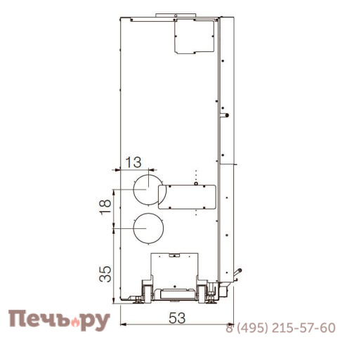 Каминная топка EdilKamin Windo 90 N фото 6