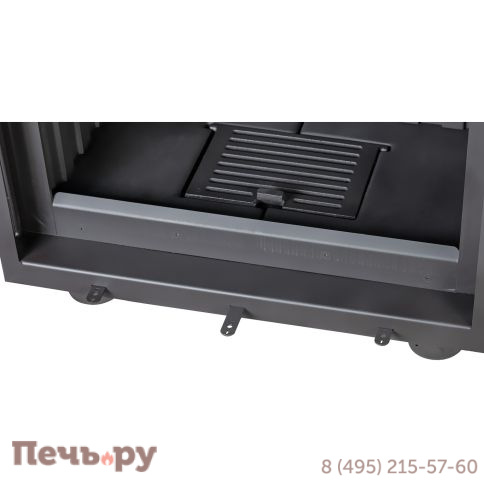 Каминная топка ЭкоКамин Альфа 700КВ (150 мм) с контргрузом черный шамот фото 11