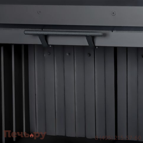 Каминная топка ЭкоКамин Альфа 700КВ (150 мм) с контргрузом черный шамот фото 9