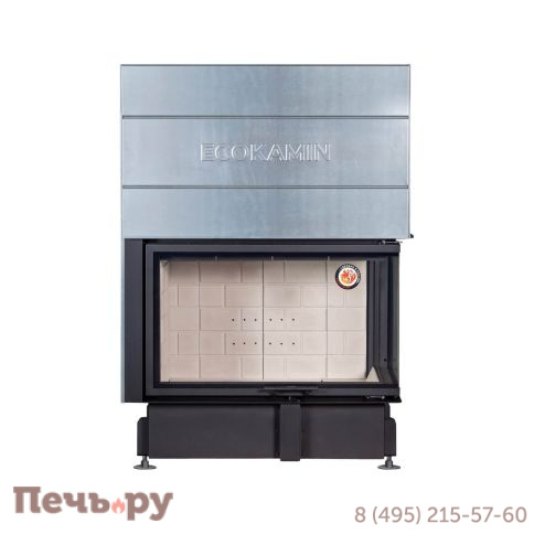 Каминная топка ЭкоКамин Дельта 1000 два стекла принтинг фото 5
