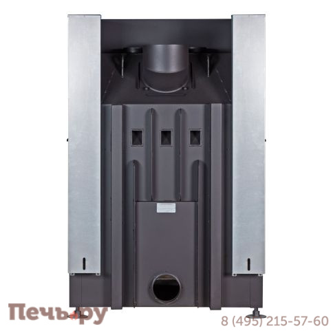 Каминная топка ЭкоКамин Дельта 1000 Р три стекла подовое горение принтинг фото 6