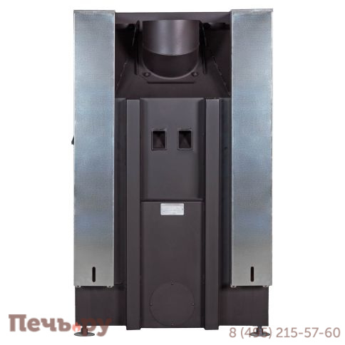 Каминная топка ЭкоКамин Дельта 800 P три стекла принтинг подовое горение фото 12