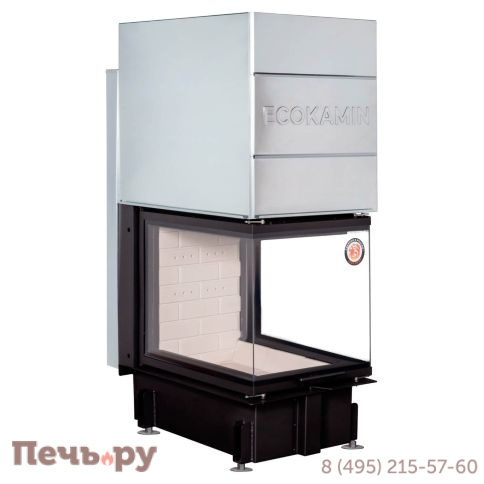 Каминная топка ЭкоКамин Дельта 900 три стекла принтинг фото 2