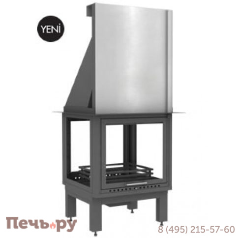 Каминная топка FireHursan H4HC 70 фото