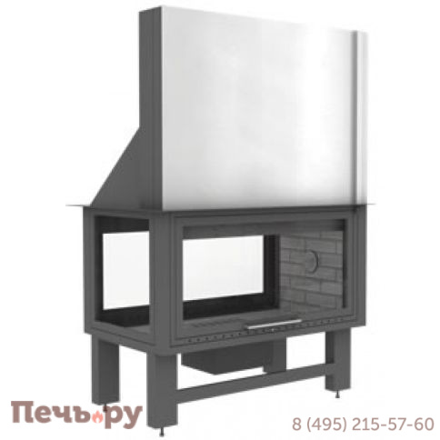 Каминная топка FireHursan HDKU 105 фото