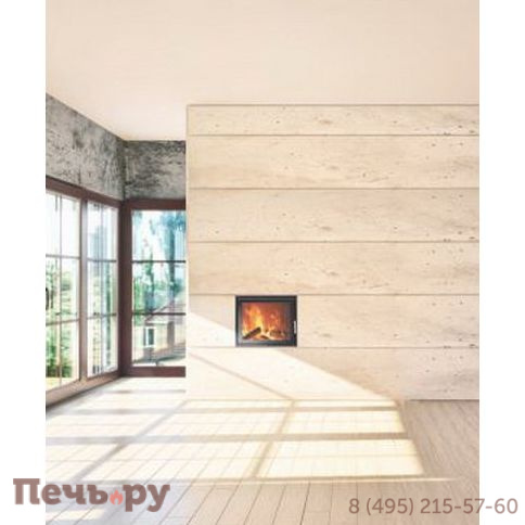 Каминная топка Hoxter Haka 63/51Wa С загрузкой из другого помещения, двойное остекление фото 3