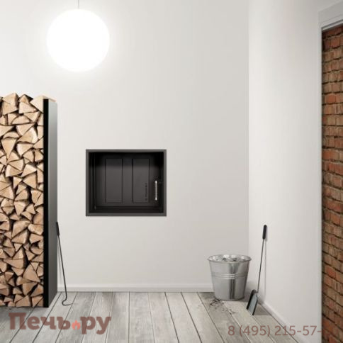 Каминная топка Hoxter Haka 63/51Wa С загрузкой из другого помещения, двойное остекление фото 7