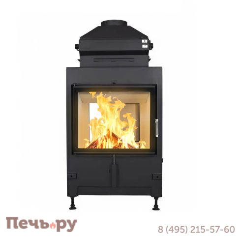 Каминная топка Hoxter Haka 63/51Wa С загрузкой из другого помещения, двойное остекление фото