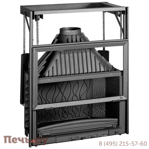 Каминная топка Invicta Grand Vision 900 lifting door (Гранд Визьон 900 контргруз) фото