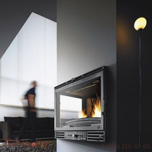 Каминная топка Invicta insert 700 Гранд Визьон Турбо 2 стекла (правая/левая) фото 3