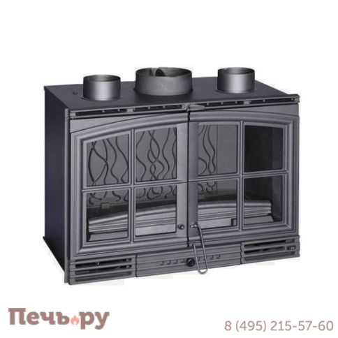 Каминная топка Invicta insert 800 Дабл Порте турбо фото