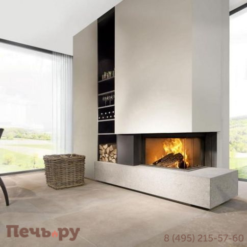 Каминная топка Kal-Fire W65/38C (L/R) (Heat Pure 65 угловая справа/слева) фото 3