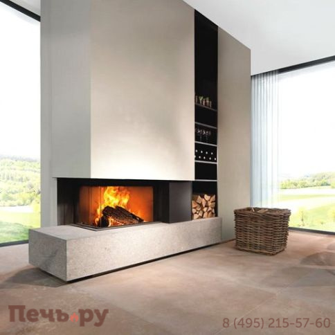 Каминная топка Kal-Fire W90/47C (L/R) (Heat Pure 90 угловая дверь слева) фото 3