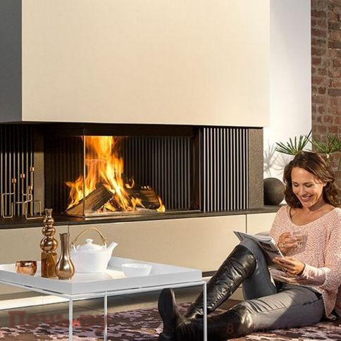 Каминная топка Kal-Fire W90/47C (L/R) (Heat Pure 90 угловая дверь слева) фото 4