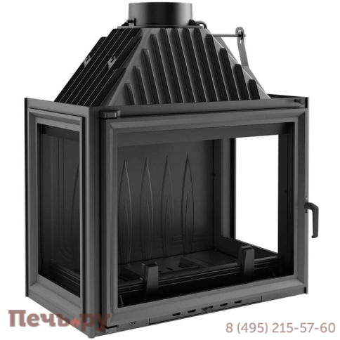 Каминная топка Kratki Amelia/LP (стекло слева-справа) фото