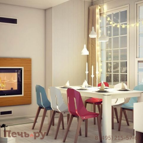 Каминная топка Kratki Amelia/PW/30/W/Deco, змеевик фото 2