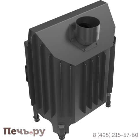 Каминная топка Kratki Blanka 670/570/L/BS (угловое стекло слева) фото 4