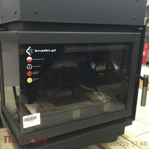 Каминная топка Kratki Maja/L/BS (угловое стекло слева) фото 7