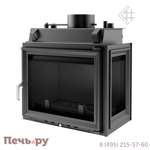 Каминная топка Kratki Maja/PW/BP/12/W (стекло справа) фото 2
