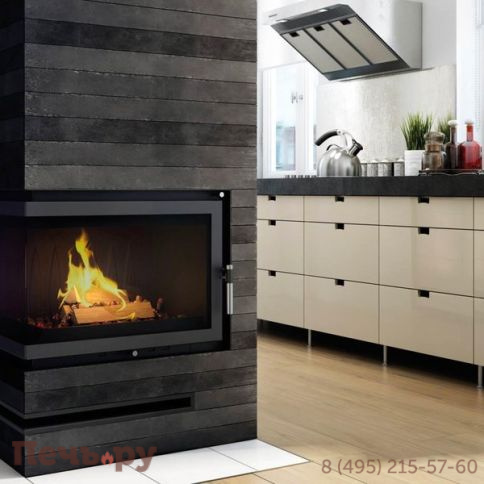 Каминная топка Kratki Oliwia/L/BS (угловое стекло слева) фото 2