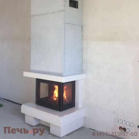 Каминная топка Kratki Oliwia/LP (стекло слева-справа) фото 4